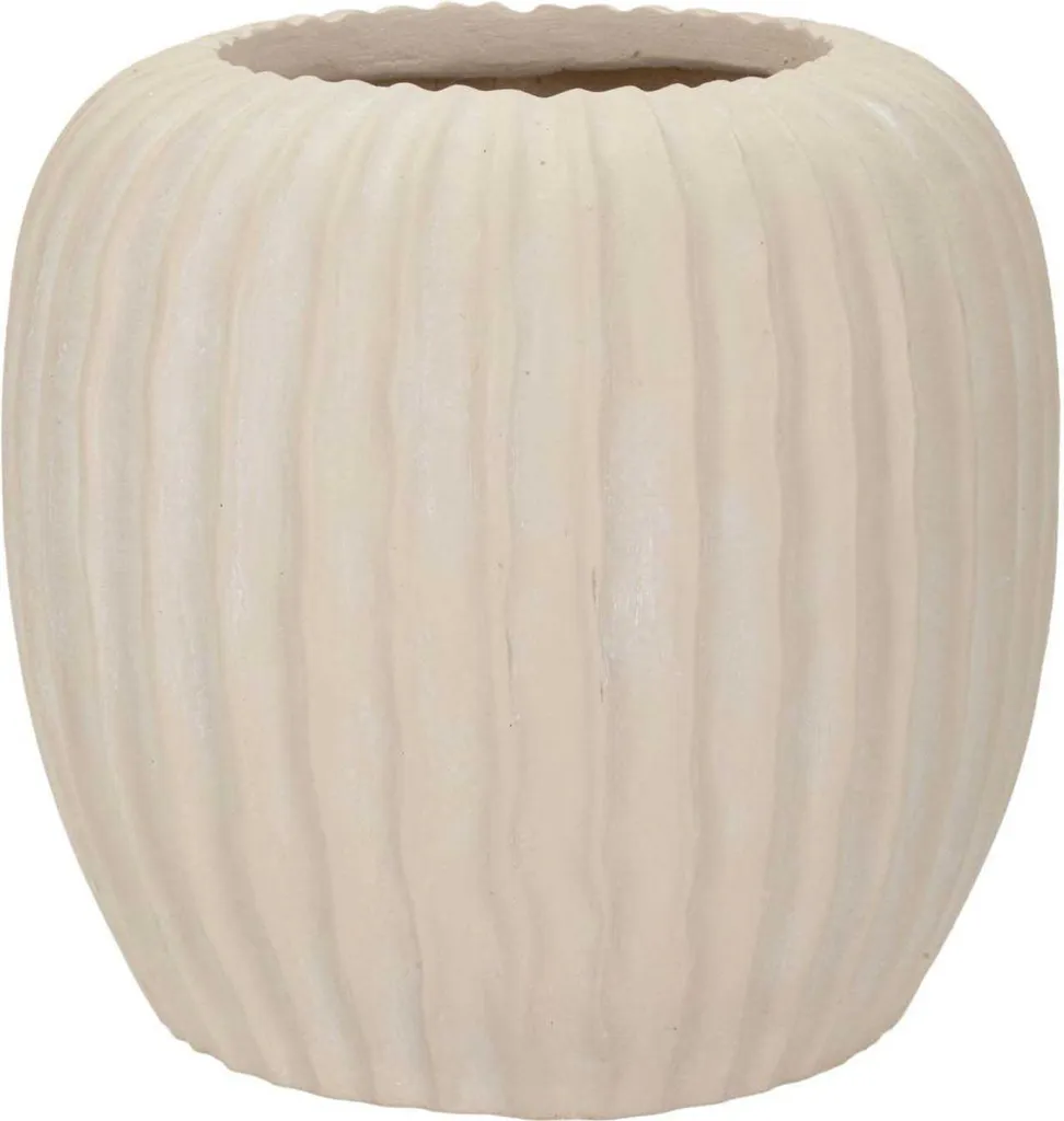 Vase Brume Mauro Ferretti Crème 26cm - Idéal pour Compositions Florales