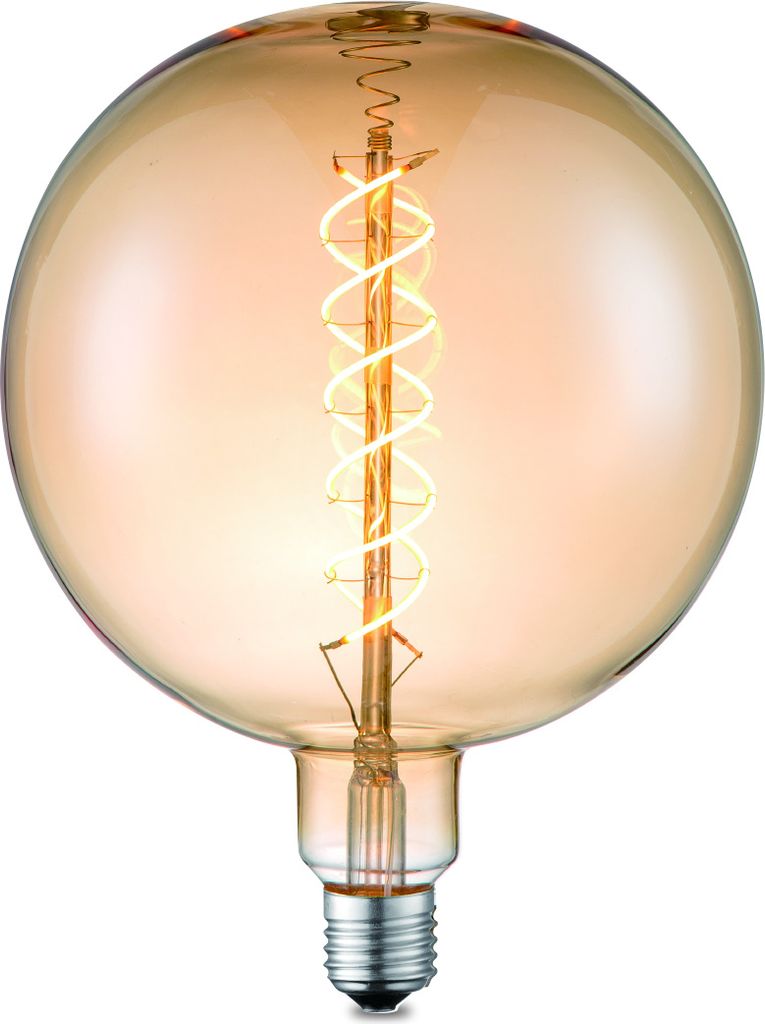 Home Sweet Home dimmbare LED-Kugel Spirale E27 G180 4W 280lm 2700K Gold