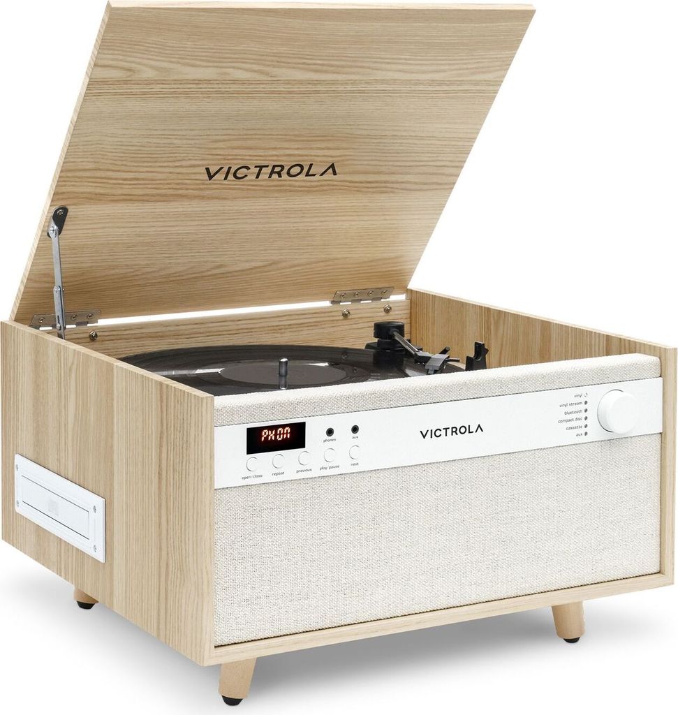 Victrola Century, Audio-Plattenspieler mit Riemenantrieb, Holz, 411 mm, 379 mm, 198 mm, 6,93 kg