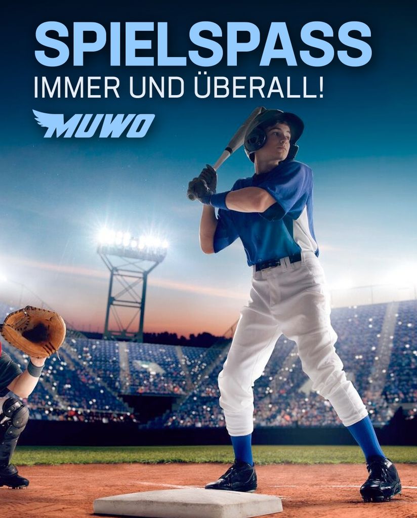 MUWO Baseballschläger 28" aus legiertem Stahl, rostfrei, Produktbild 8