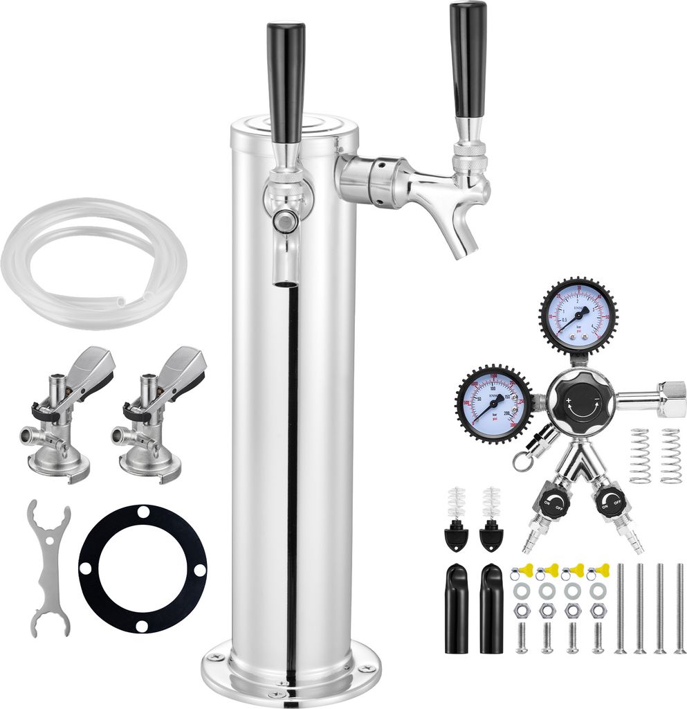 SucceBuy Bierturm-Set mit zwei Wasserhähnen– Perfektes Produktbild 