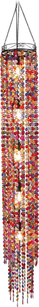 Näve Leuchten Pendelleuchte mit E27 Pendelleuchte mit E27 Pendelleuchten - Deko-Pendelleuchte, Hängelampe bunt, E27-Fassung