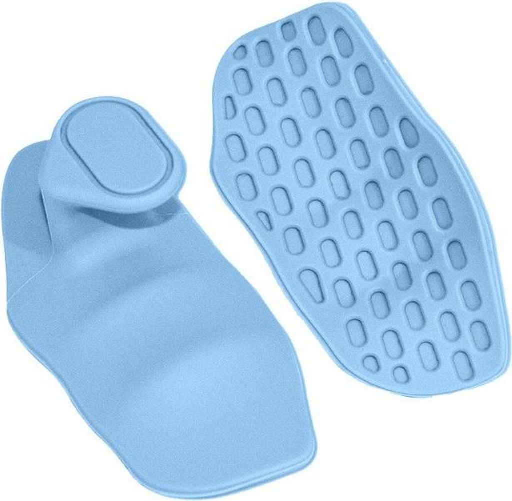 INF Blaue Silikon Griffverstärker für Gewichtheben & Fitness - 2er Set