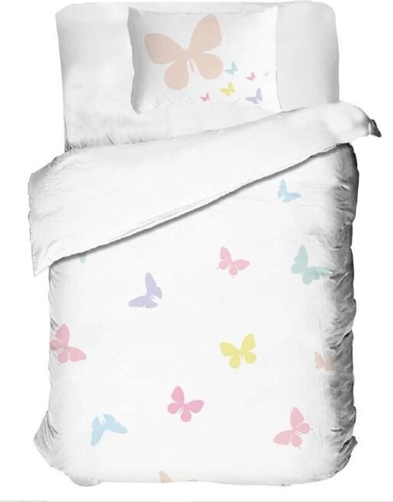 Baby Bettwäsche Set - Zwergen Edition - Schmetterlinge - Produktbild 