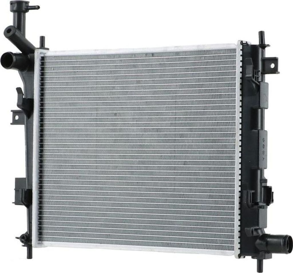 Kühler Motorkühlung Kühlrippen gelötet 420 x 358 mm HELLA für KIA PICANTO