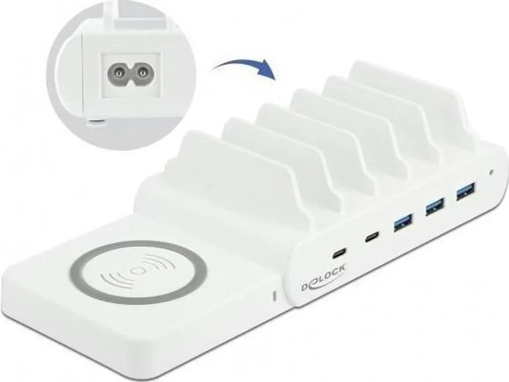 Chargeur Multi-Ports USB et Induction 110W : La solution de charge DELOCK