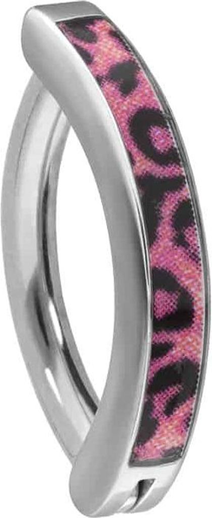Ohrpiercing, Nasenpiercing, Septum Piercing Titan Bauchnabelclicker BOGEN + LEOPARD