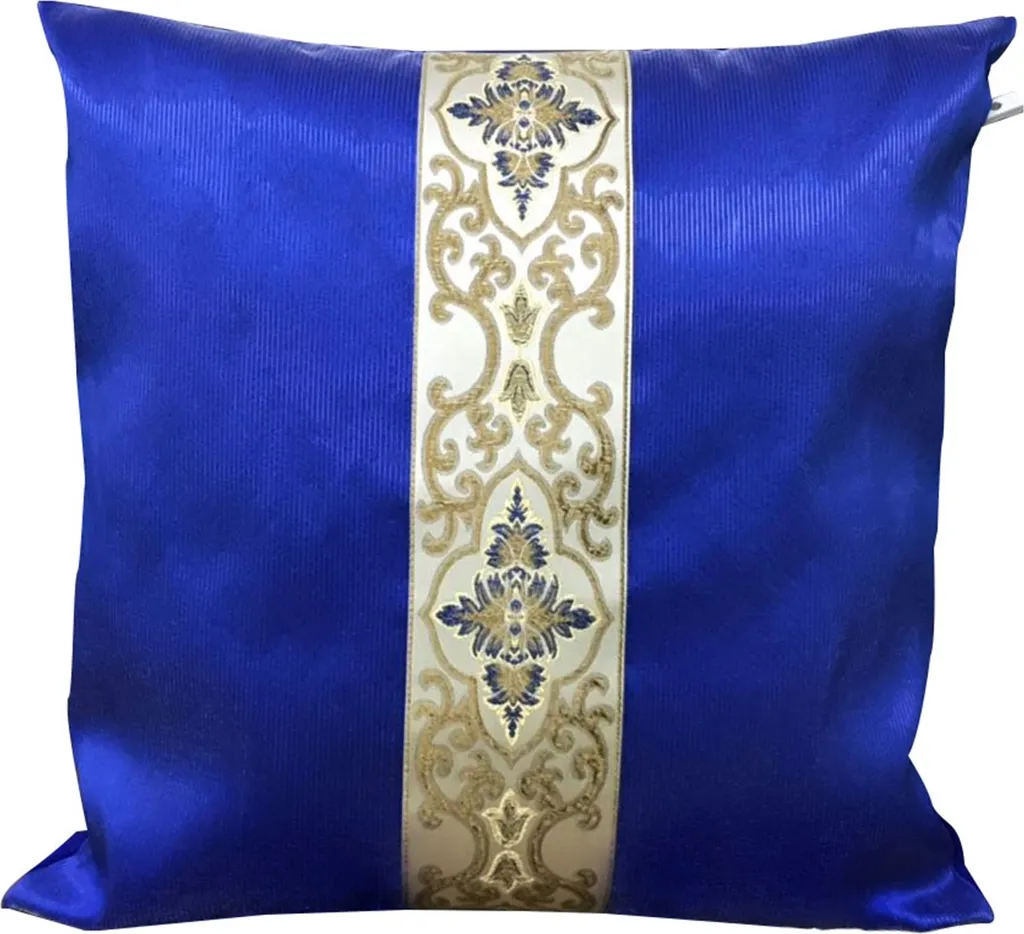 Copricuscino Blu 60x60 Glow - Tessuto Tecnico Fotoluminescente