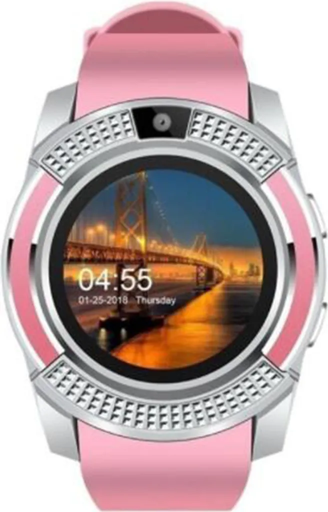Smartwatch Y1 Rosa Sport e Lavoro: Slot SIM, Camera e Bluetooth 3.0