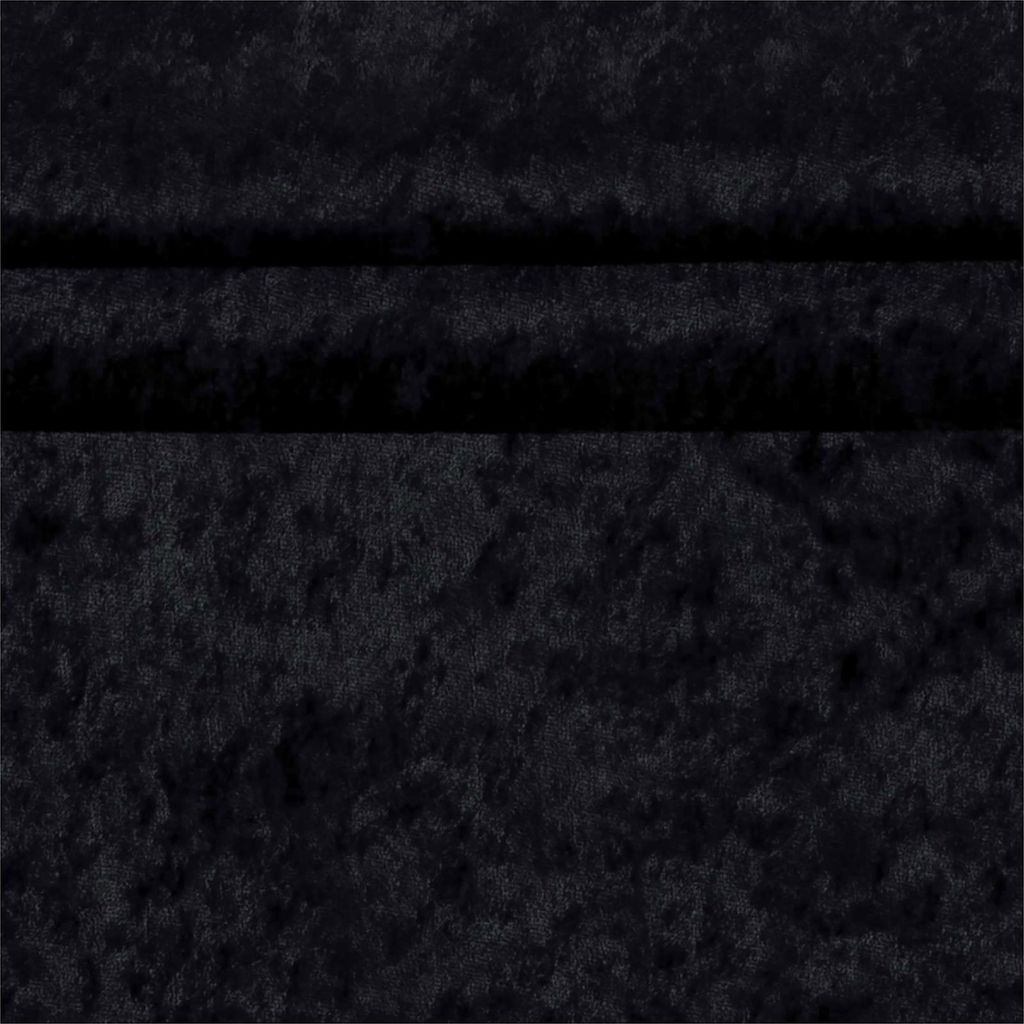 Samt-Stoff ab 0,5m Velvet Dekostoff Kostümstoff Panné Samt glänzend schwarz