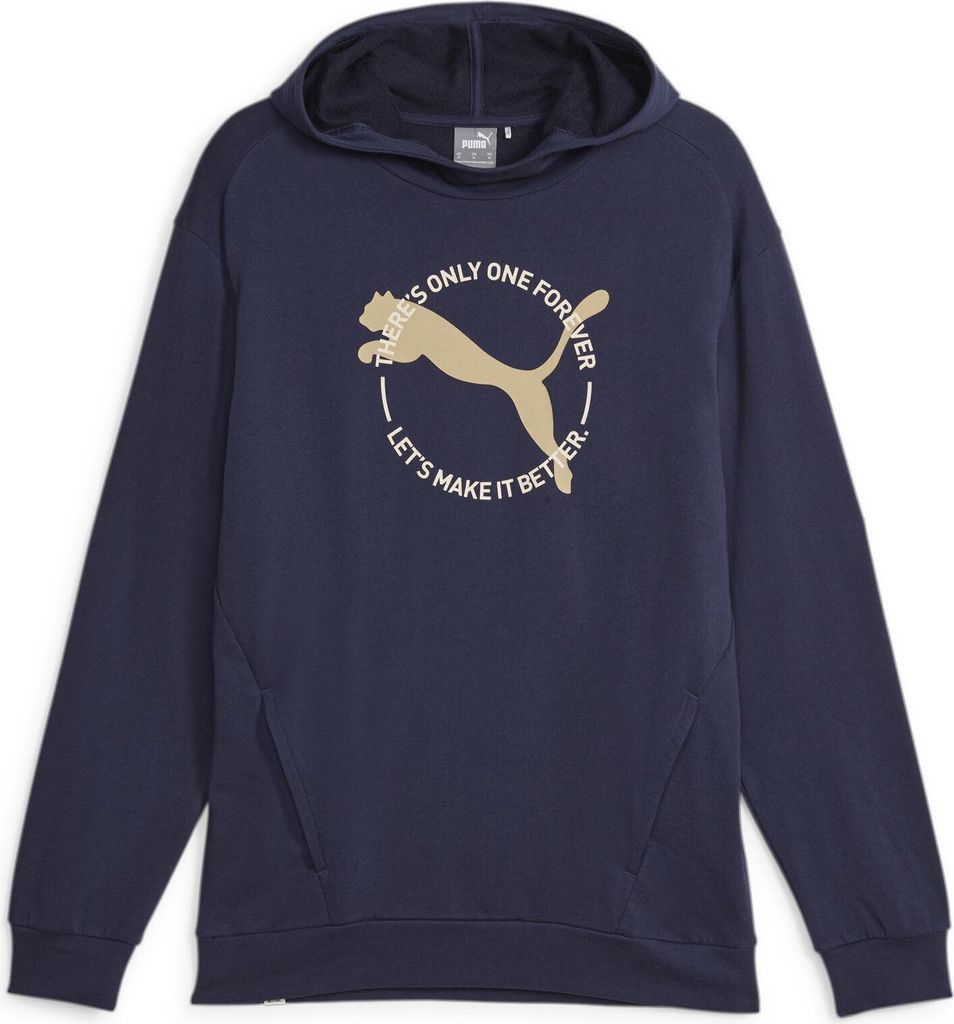 Puma BETTER SPORTSWEAR Hoodie TR Sweatshirt Kapuzenpullover Herren dunkelblau S