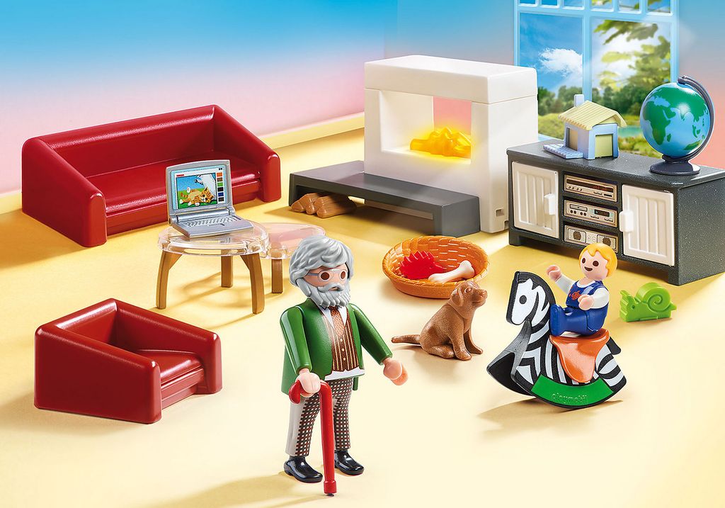 PLAYMOBIL Dollhouse 70207 Gemtliches Wohnzimmer Produktbild 