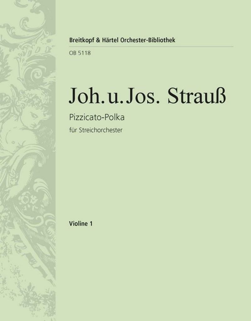 Pizzicato-Polka für Streichorchester Violine 1