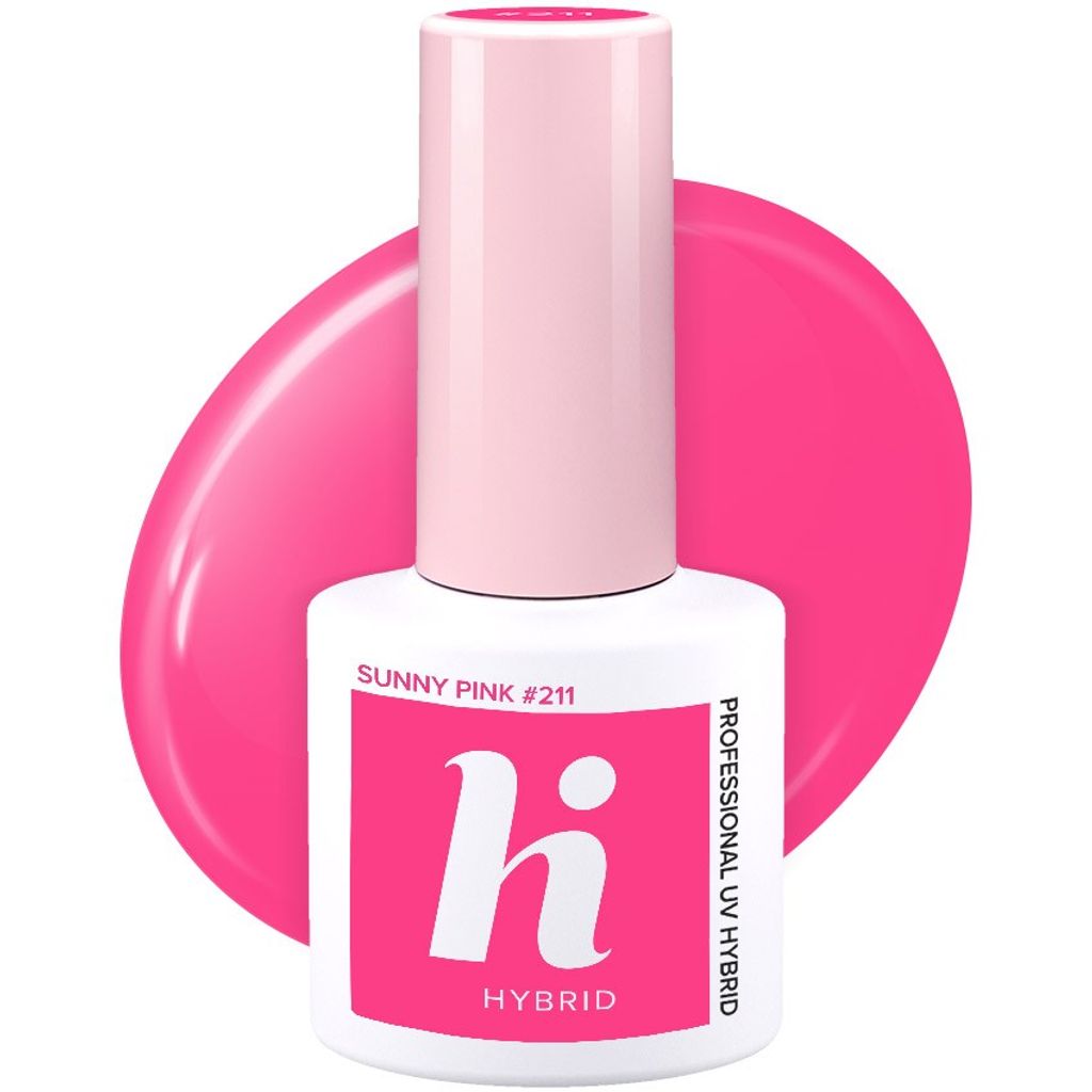 Hi Hybrid Lakier hybrydowy nr 211 Sunny Pink  5ml Zdjęcie produktu 