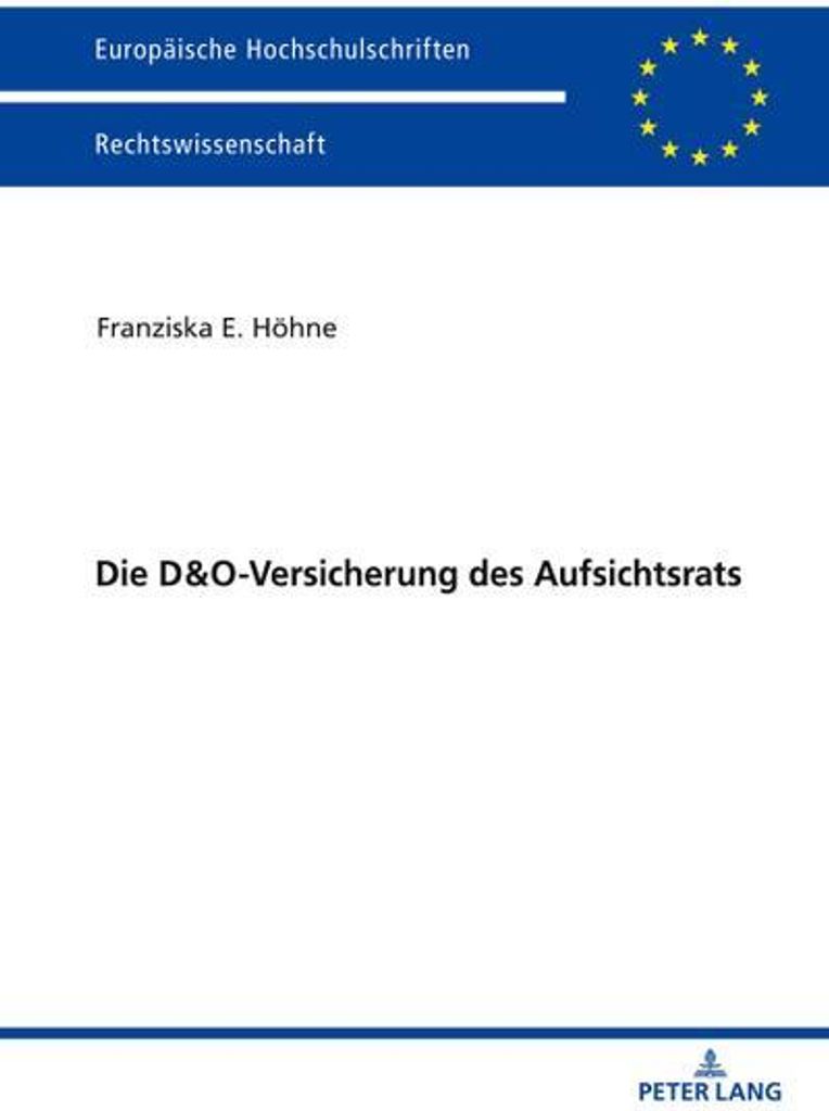 Die D&O-Versicherung des Aufsichtsrats