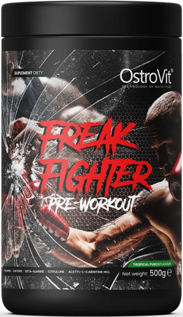 Anti-Fatigue Pré-Workout Freak Fighter - Endurance et Punch Tropical 500g