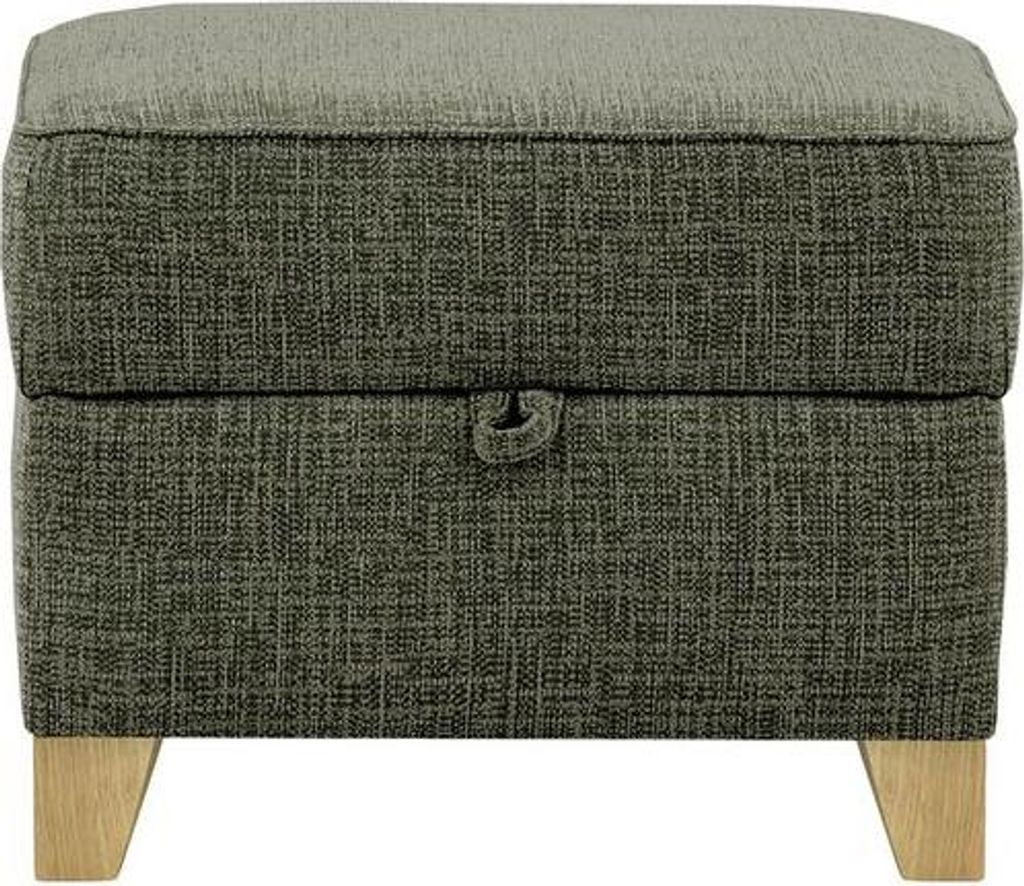 Polsterhocker mit Stauraum James-Vitolini 097-1714-wax black