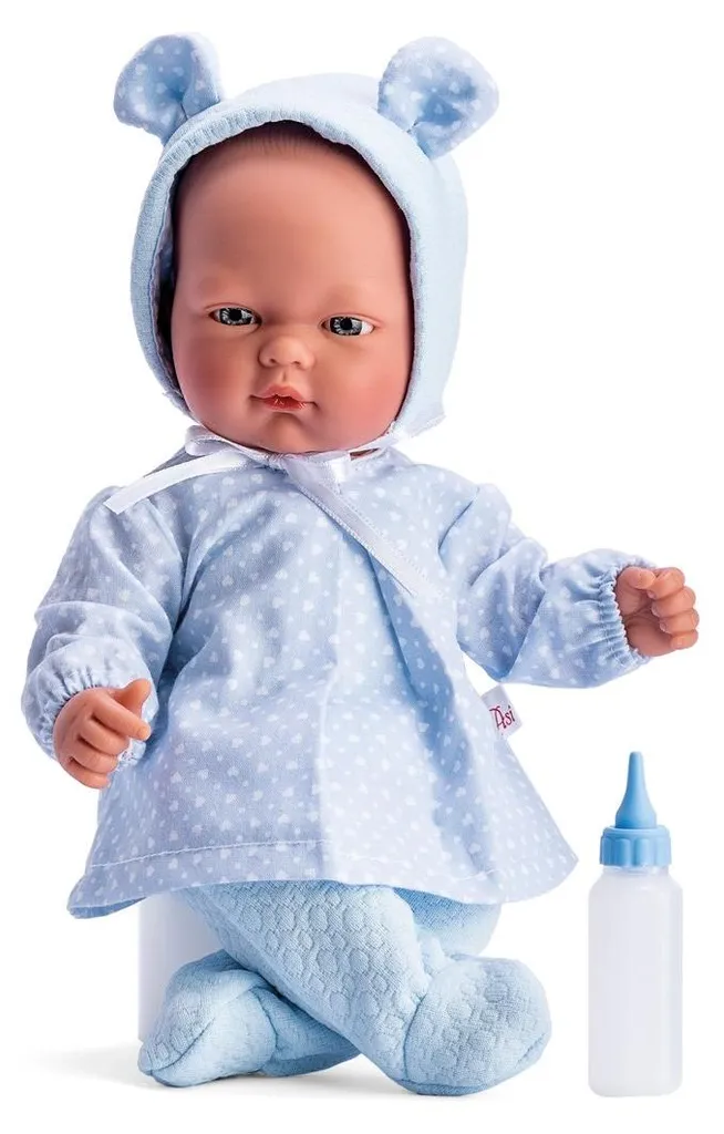 Jouet poupée bébé 30 cm bleue à câliner : idéal pour cadeau d'anniversaire