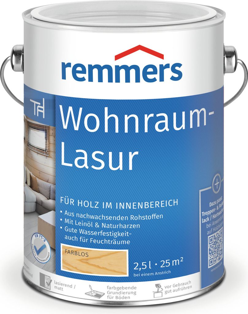 Remmers Living Room Glaze 2,5 l vedro bezfarebné Obrázok produktu