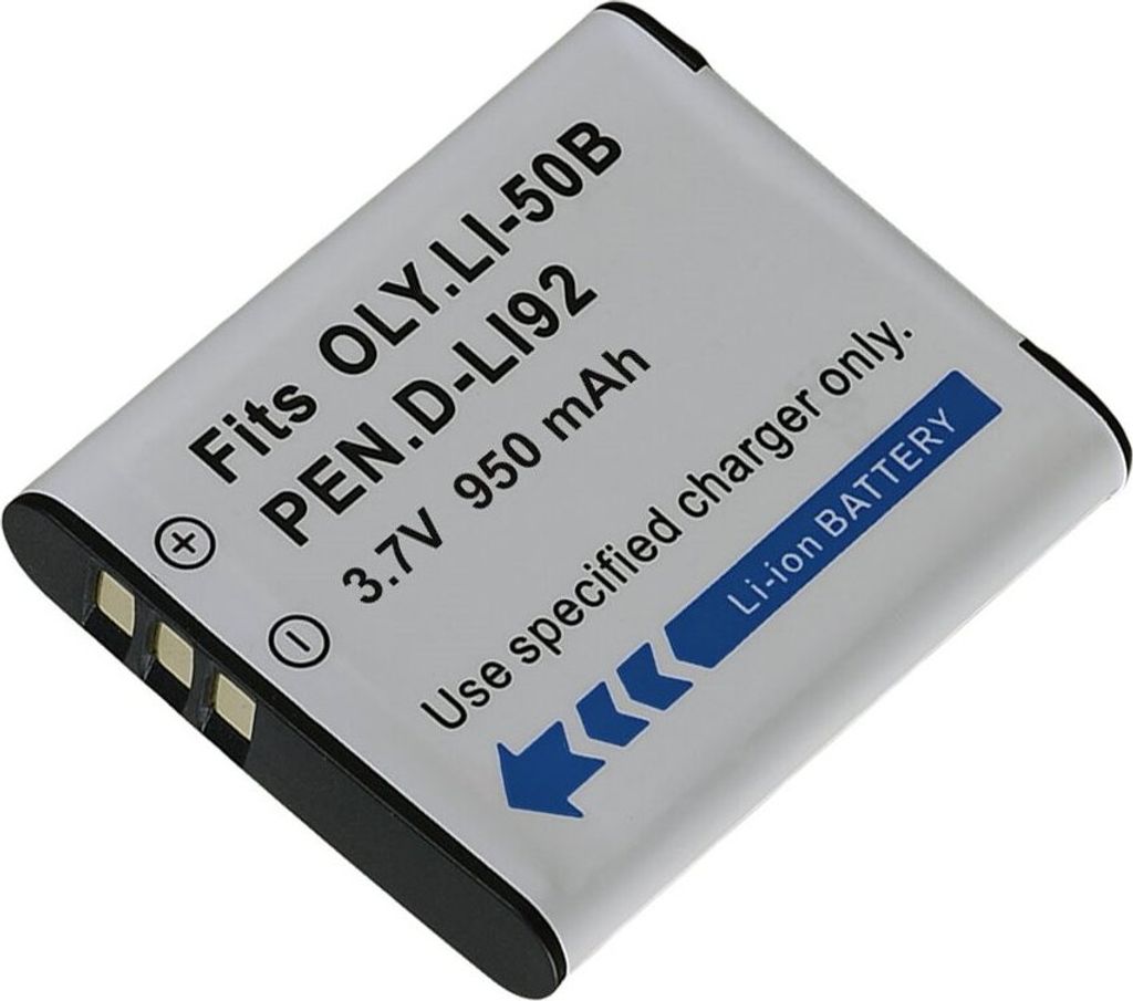 Batterie TRX/ 950 mAh/ pour Olympus LI-50B/ Pentax D-Li92/ Image du produit 