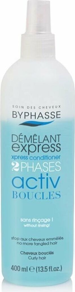Spray Démêlant Express Byphasse 2 Phases Pour Cheveux Bouclés - 400 Ml - Neuf
