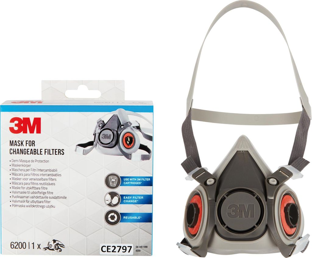 Maskenkörper 6200PRO Medium Packung mit 4 Stück