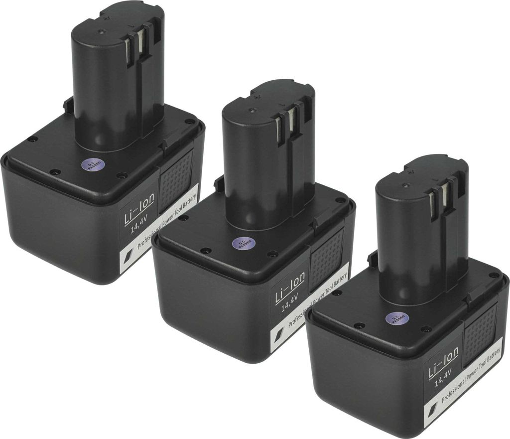 vhbw 3x Akku Ersatz für Gesipa 7251045, 7251049 für Werkzeug, Blindniet-Setzgerät (1500 mAh, Li-Ion, 14,4 V)