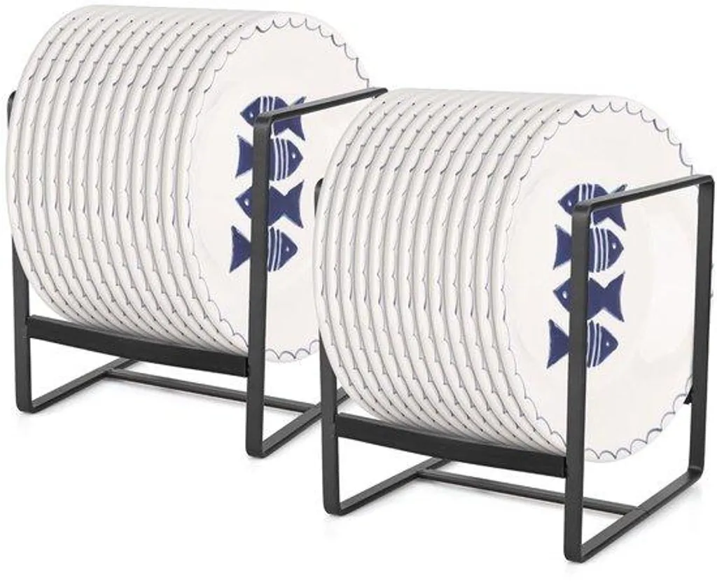 Support Planche à Découper Anti-Encombrement - Fer Noir - Pack de 2