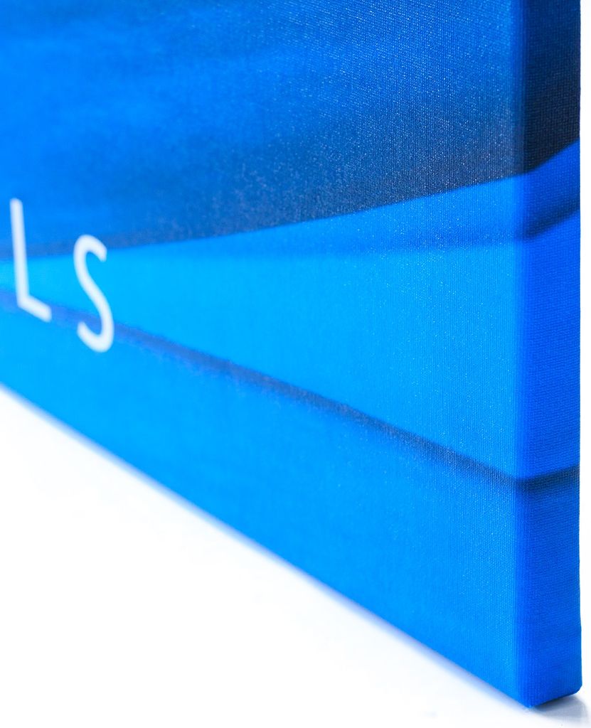 Tulup Leinwandbild -100x50 cm - Wandkunst - Drucke auf Leinwand - Leinwanddruck - Blumen & Pflanzen - Blau - Flieder