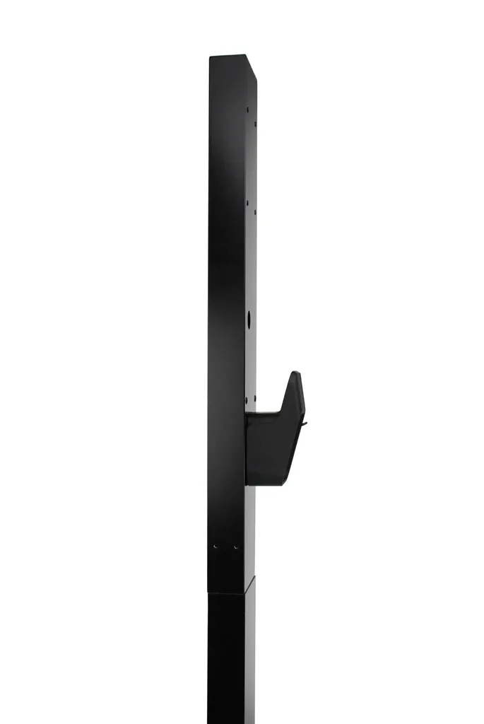 Support Zaptec Go 2 résistant aux intempéries - Métal poudré noir 149cm