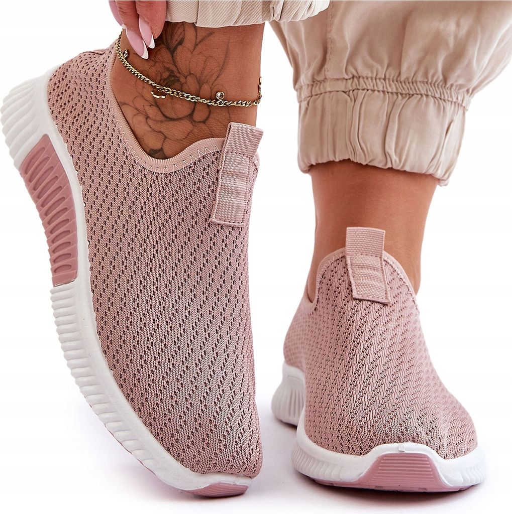 Damen Laufschuhe Sportschuhe Leichte Slip-On Freizeit Sneaker Kendi Rosa Gr.39