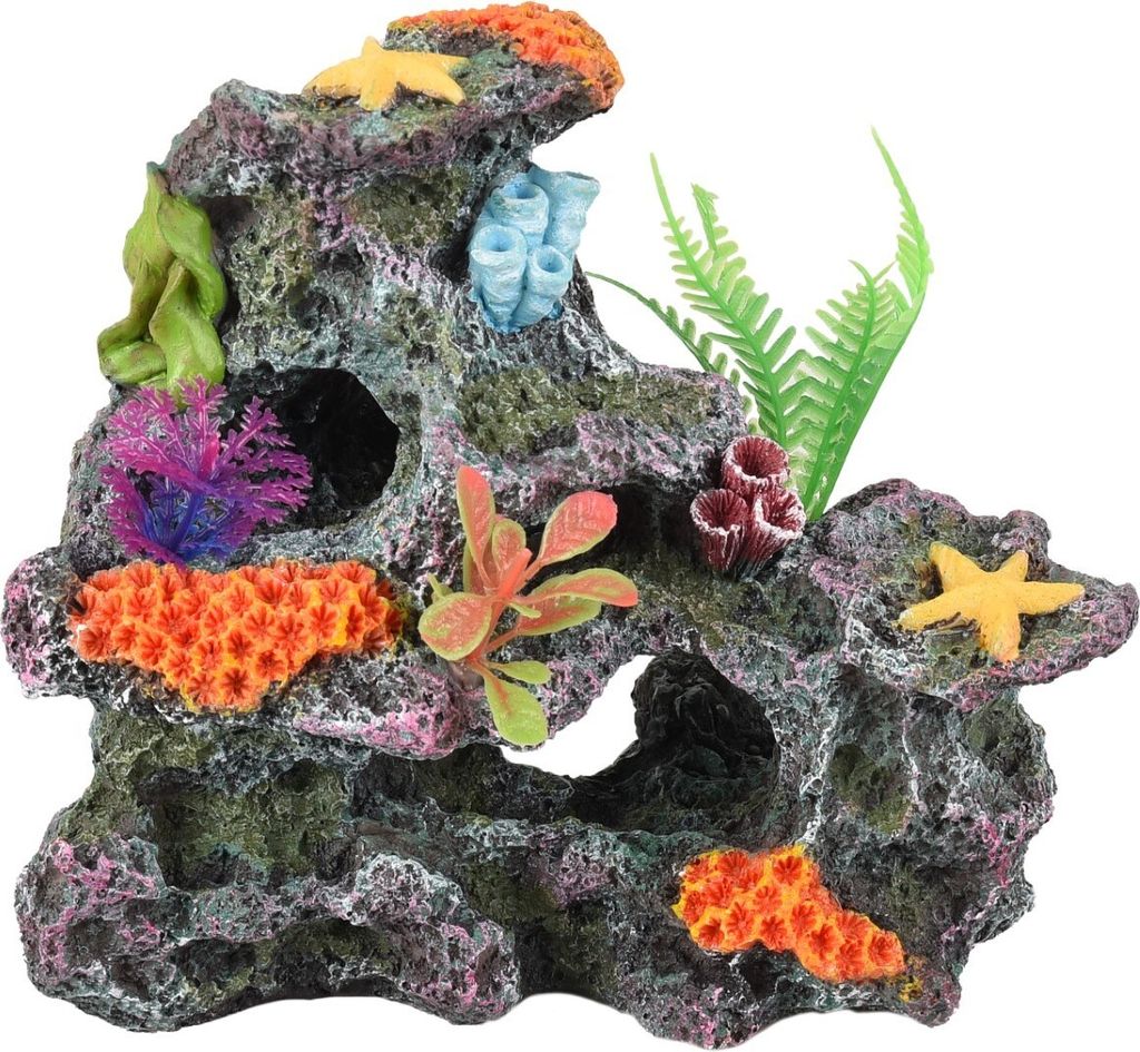 Flamingo Aquarium Dekoration Koralia Aquarienpflanze, Maße: Produktbild 