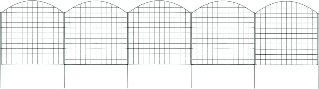 Kit de clôture de bassin Arc supérieur 77,5 x 78,5 cm Vert Image du produit 