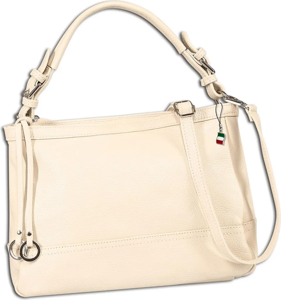 Sac hobo en cuir beige pour femme sac à main bandoulière chic Florence