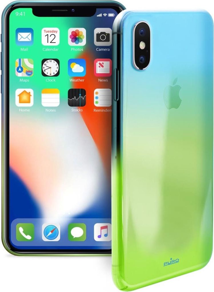 Hologram Cover Light Blue für Apple iPhone X/Xs