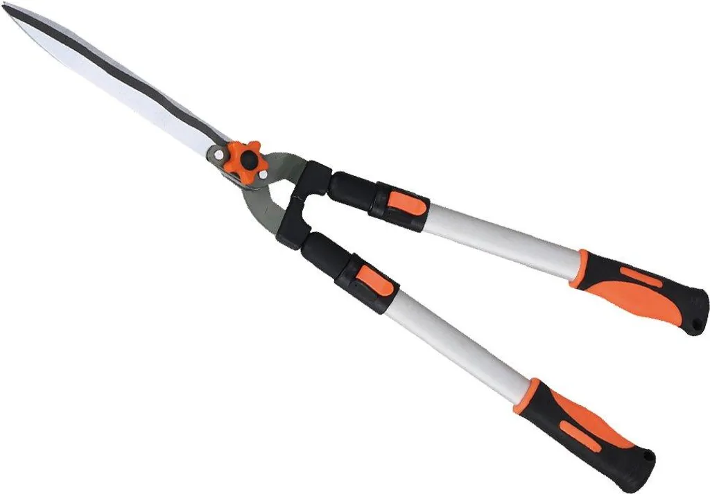 Sécateur télescopique Cardinale 30 cm en aluminium pour haie de jardin