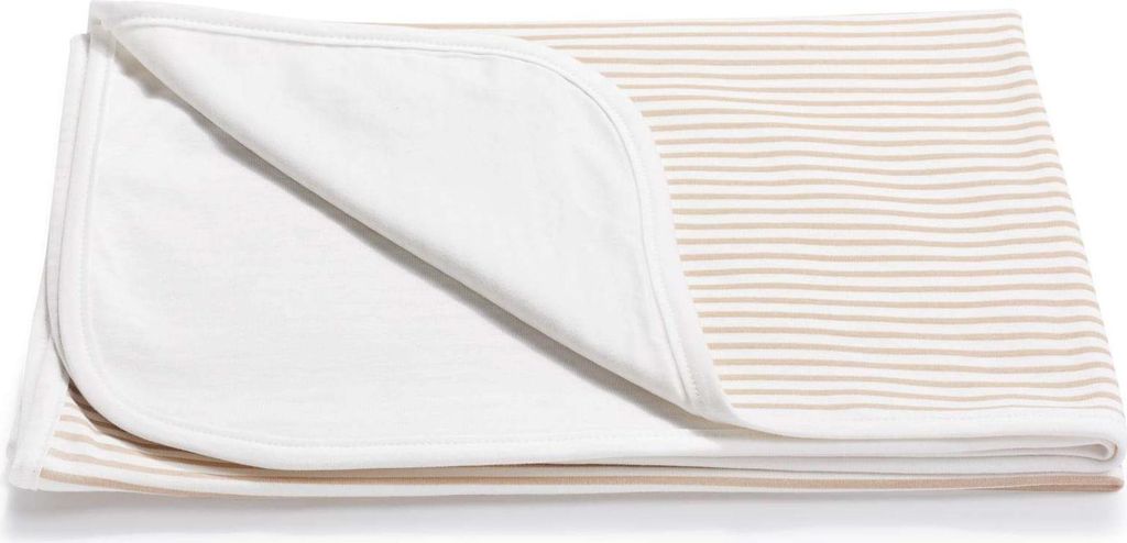 Trikot-Decke - Beige Stripes
