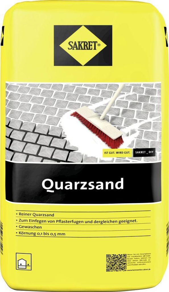 SAKRET Quarzsand 0,1 - 0,5 mm natur 10 kg Produktbild 