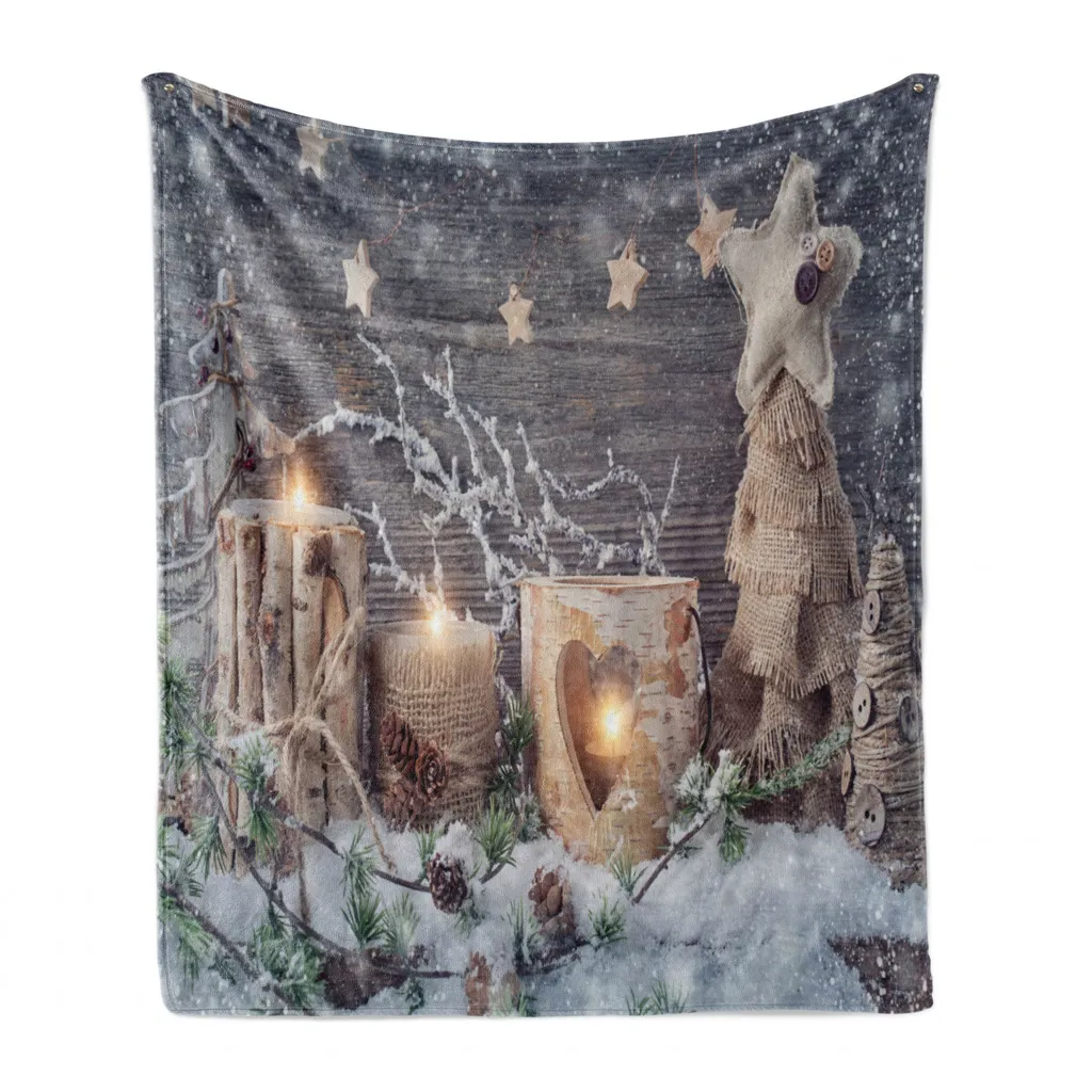 Coperta Natale ABAKUHAUS Lavabile 125x175 Pile | Calda e Resistente