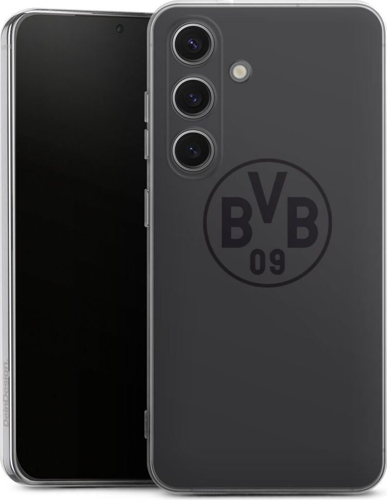 DeinDesign Handyhülle für Samsung Galaxy S25 Silikon Hülle Case Smartphone Schutzhülle BVB Borussia Dortmund Logo