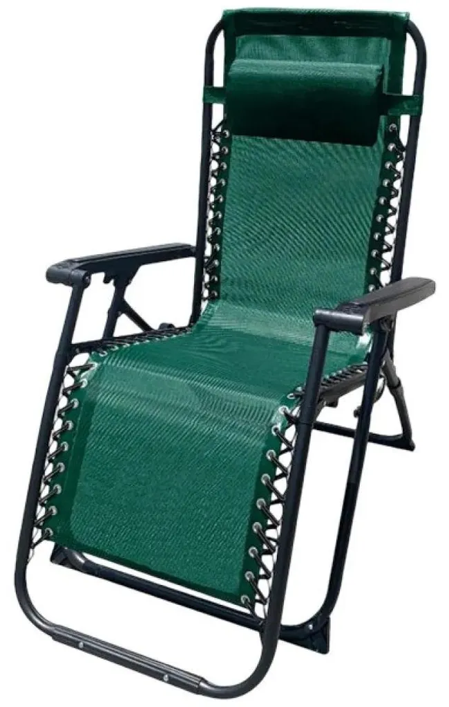 Chaise longue pliable 90x66x108 cm Marbueno Summer avec dossier haut