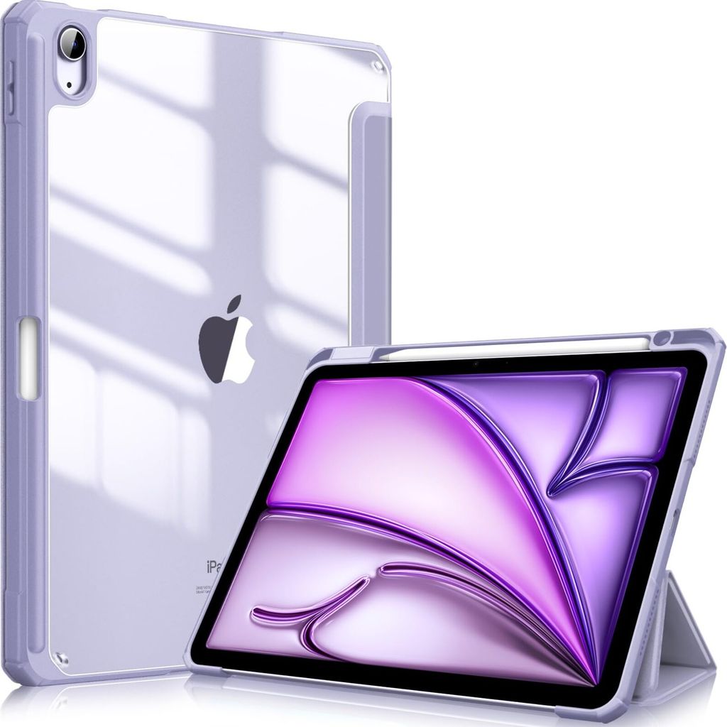 Fintie Hybrid Hülle für iPad Air 11 Zoll M4/M3/M2 (2026/2025/2024), iPad Air 5./4. Gen (2022/2020) 10,9 Zoll, mit Stifthalter, stoßfeste Schutzh...