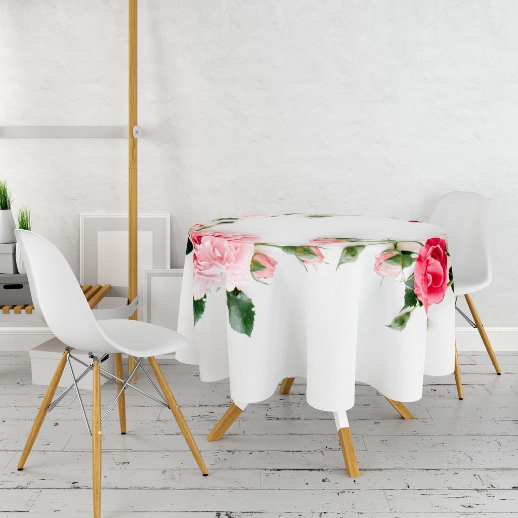 Hermia Concept, Tblc 24, Tischdecke, 100 % POLYESTER, Mehrfarbig, 160 x 160 cm