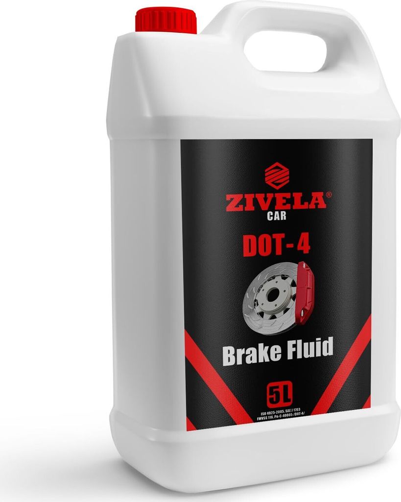 ZIVELA CAR  Brems und Kupplungsflüssigkeit | Brake Dot 4 5L Produktbild 