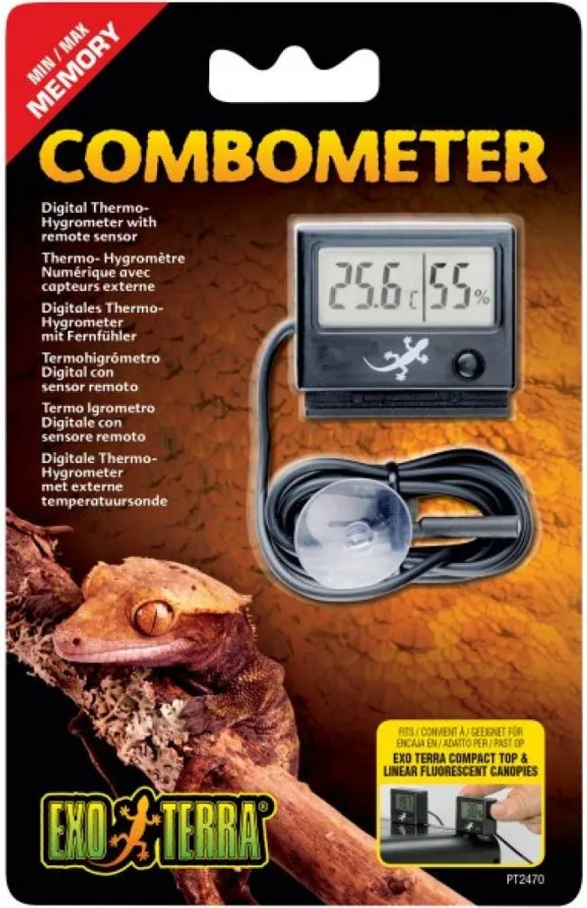 Évitez les Erreurs de Climat avec l'Hygromètre Digital Exo Terra ComboMeter