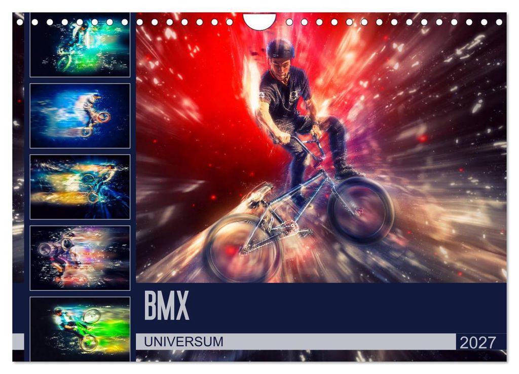 BMX Universum (Wandkalender 2027 DIN A4 quer), CALVENDO Monatskalender