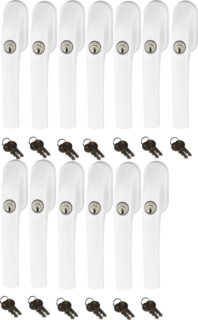Abus FG300 abschließbarer Fenstergriff weiß, im Set 13 Produktbild 