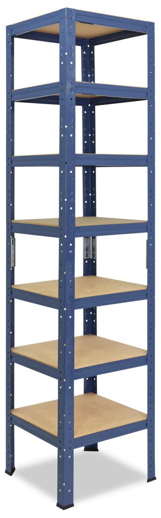 shelfplaza HOME 230x45x45 cm scaffale pesante in blu con 7 Immagine del prodotto 
