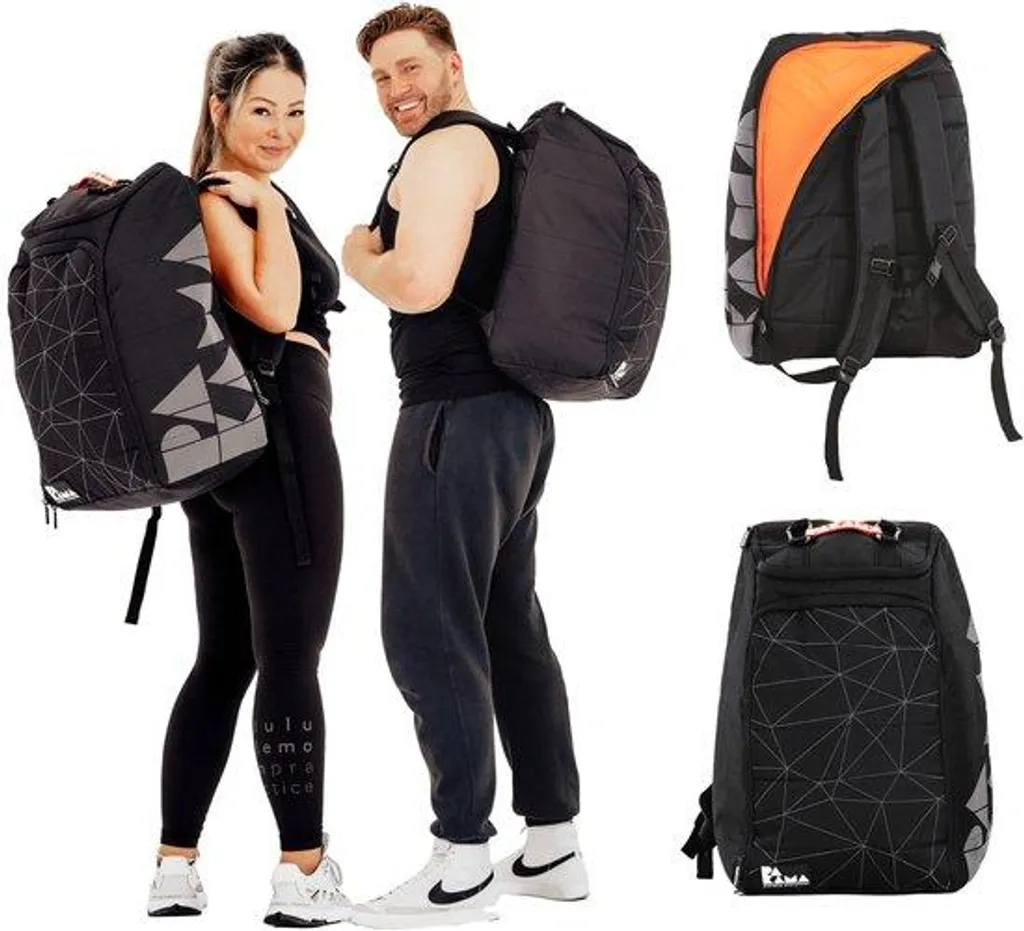 Sac de voyage 45L noir : transportez votre PC et vos vêtements sans encombre