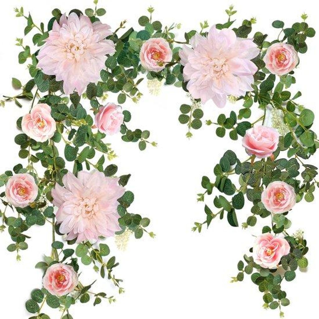 Grüne Eukalyptusblumenkränze Dekoration für Hochzeitstür